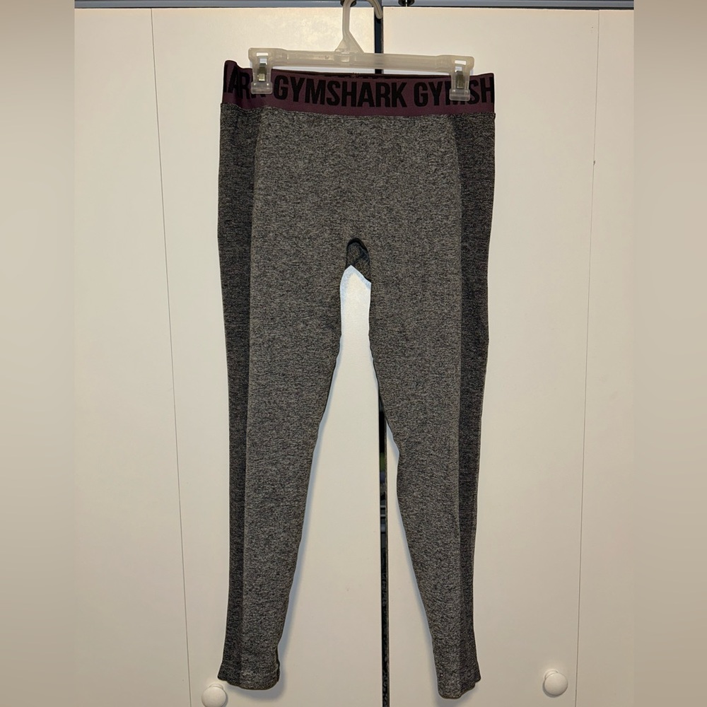 Grey and purple Gymshark leggings